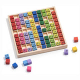 Montessori Wooden Multiplication Board Game for Toddler
