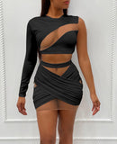 Mesh Pleated Skirt Set Women Clothing Fall Winter  Plus Size Crop Top and Mini Skirts Two Piece Set Outfits 2 Pc Set Shorts