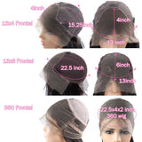 For Black Women With Baby Hair Wig Brazilian 13X4 Straight Transparent Hd 100% Raw Virgin Human Hair Lace Front Wigs
