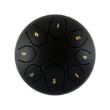 6 Inch Lotus Drum 8 Tone Steel Tongue Drum Percussion Musical Instrument With Drumsticks With a Clean Ethereal Buddha-Like Sound