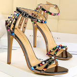 Women's Stiletto High Heel Dress Pumps Pointy Toe Lady Evening Party Shoes