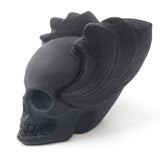 Healing Gemstone Natural Crystal Hand-Carved Skulls Small Size Obsidian Skulls Decoration