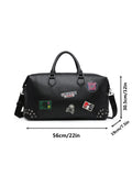Weekender Duffel Purse Oversized Travel Bag MT202203 BK