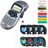 Original Dymo LetraTag LT-100H Label Printers Handheld Label Maker for LT 12267 91201 91202 91203 91204 91205 LT 18769 18771 - shopwishi 
