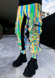 Men's casual pants European and American sports pants Amazon trousers multi-pocket overalls