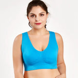 Sexy plus size Bras for Women Breathable Seamless Bra bh grote maat push up Bra Big size 120D Sport brassiere