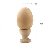 DIY Montessori Wooden Egg and Cup 1:1 Simulation Wooden Egg Children's Toy