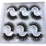 HBZGTLAD 2/4 Pairs Natural False Eyelashes Fake Lashes Long Makeup 3d Mink Lashes Eyelash Extension Mink Eyelashes for Beauty - shopwishi 