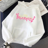 Oversized Hoodies Womens Harajuku Plus Size Women Sweatshirt Flamme Print Korean Style Winter Coat Pink Clothing Blak Tops