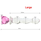 Pink Hippocampus Glass Dildo Realistic Sex Adults Toys