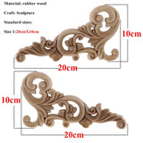 VZLX Unique Natural Floral Wood Carved Wooden Figurines