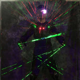 Green Laser Cloth Dancer Dj Stage Show Laser Gloves Costume Led Light Up Costumes Ballroom Dance Luminous Robot Suit Glasses