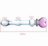 Pink Hippocampus Glass Dildo Realistic Sex Adults Toys