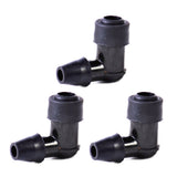 CITALL 3pcs Motorcycles 90 Degree Non Resistor Spark Plug Cap Cover for 152/154 Gasoline Engine Motorcycle Dirt Bike ATV Quads