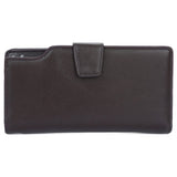 Guapabien Hasp Zipper Multi Functional Card Money Photo Vertical Wallet for Men