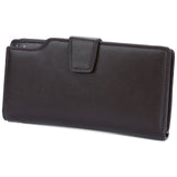 Guapabien Hasp Zipper Multi Functional Card Money Photo Vertical Wallet for Men