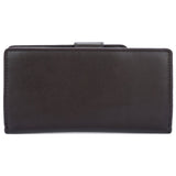 Guapabien Hasp Zipper Multi Functional Card Money Photo Vertical Wallet for Men