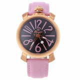 Angie ST7154L Matonini Series Leather Band Quartz Watch for Ladies Luminous Pointers