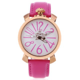 Angie ST7154L Matonini Series Leather Band Quartz Watch for Ladies Luminous Pointers