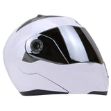 Full Face Motorcycle Helmet Dual Visor Street Bike with Silvering Visor