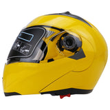Full Face Motorcycle Helmet Dual Visor Street Bike with Transparent Shield