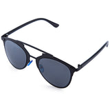 Vintage Unisex Reflective Mirror Cat Frame Glasses