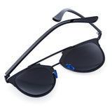 Vintage Unisex Reflective Mirror Cat Frame Glasses