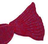 Adults Knitted Mermaid Tail Blanket Soft Sleeping Bag