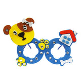 Children Cartoon Stereoscopic Glasses Handmade Stickup Educational Toy