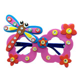 Children Cartoon Stereoscopic Glasses Handmade Stickup Educational Toy