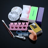 Professional 36W White Cure Lamp Dryer UV Gel Nail Tools Full Set Kit