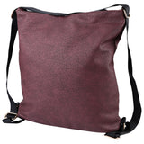 Guapabien Solid Color Magnetic Zipper PU Leather Travel Shopping School Shoulder Girl Bag