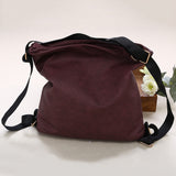 Guapabien Solid Color Magnetic Zipper PU Leather Travel Shopping School Shoulder Girl Bag