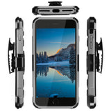 Metrans Three-piece Case Anti-knocking Anti-falling PC Shell Cover for iPhone 7 Plus