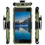 Metrans Three-piece Case Anti-knocking Anti-falling PC Shell Cover for iPhone 7 Plus
