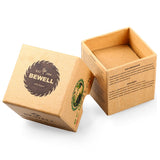 BEWELL ZS-100BL Metal Case Wooden Women Quartz Watch with 30M Water Resistance