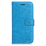 Tomkas Crazy Horse Series Wallet Full Body Cover for iPhone 7