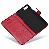 Tomkas Crazy Horse Series Wallet Full Body Cover for iPhone 7
