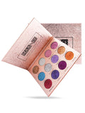 Professional 12 Colors Glittering Long Lasting Eyeshadow Palette