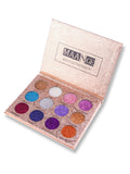 Professional 12 Colors Glittering Long Lasting Eyeshadow Palette