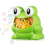 011 Frog-shape Full Automatic Bubble Machine Children Toy for Boys and Girls - shopwishi 