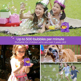 011 Frog-shape Full Automatic Bubble Machine Children Toy for Boys and Girls - shopwishi 
