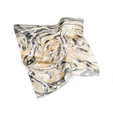 Marble Silk Scarf Bandana Scarf Women Scarf Spring