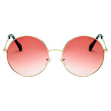 HERMISTON | S1067 - Women Metal Round Sunglasses