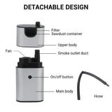 Food Cold Smoke Generator Portable Molecular Cuisine Smoking Gun Meat Burn Smokehouse Cooking for BBQ Grill Smoker Wood