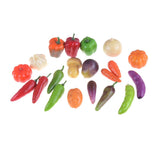 10pcs/Lot Kid's Miniature Pretend Vegetable Toys