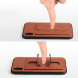 Slap Stand iPhone X Card Case