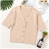 Lace Trimmed Short Crop Top