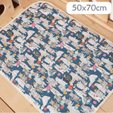 4 Size Baby's Cotton Waterproof Diapers Changing Pad