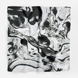 Marble Abstract Silk Scarf Silk Square Scarf